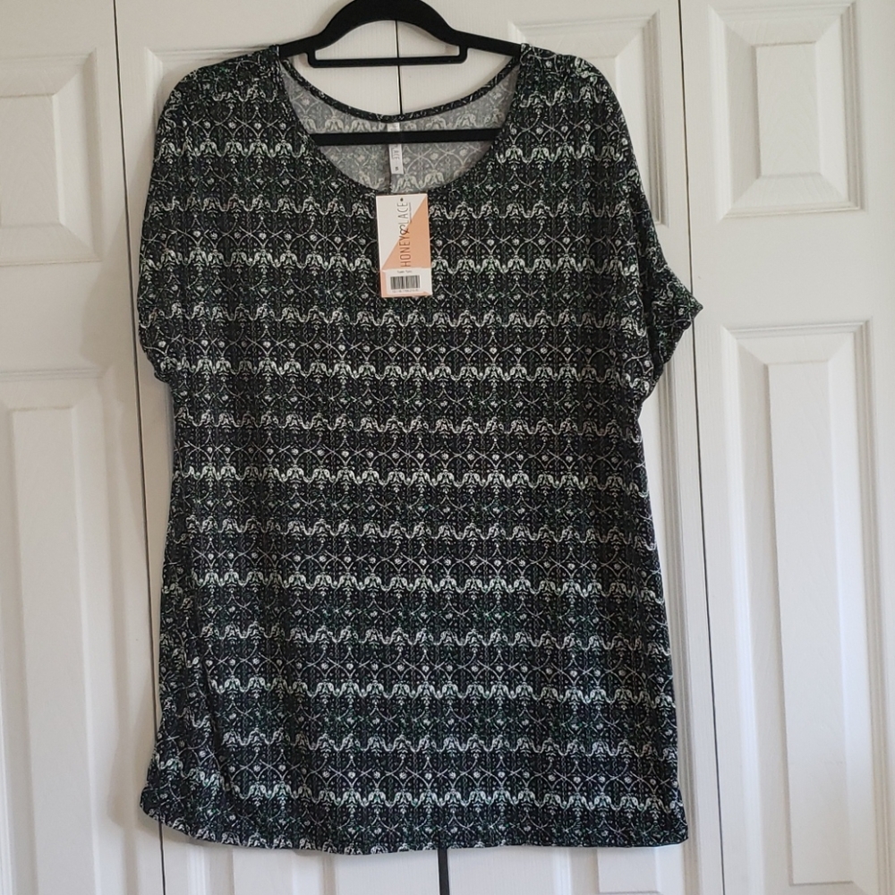 Honey and Lace Tustin Tunic Top XL NWT